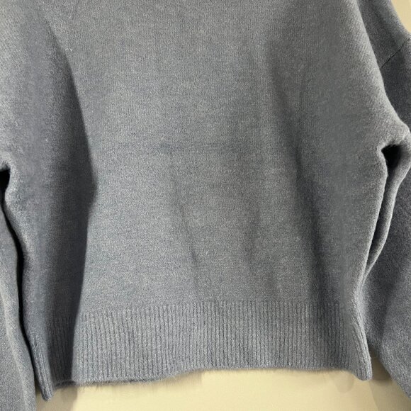 NWT Truth Oversized Mock Neck Sweater Women’s Medium – Blue Cozy Soft Pullover - Picture 8 of 10